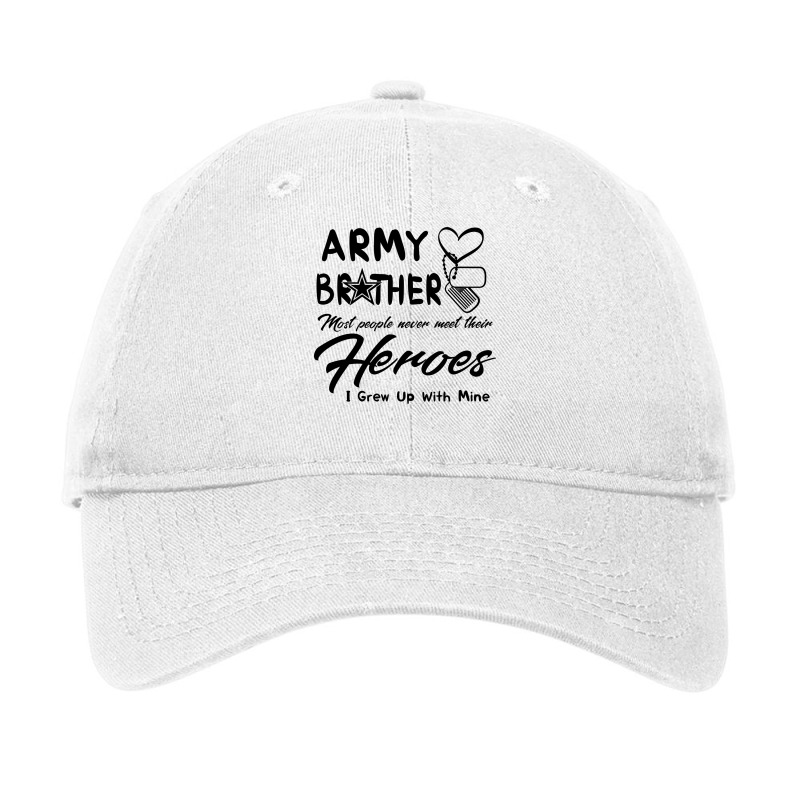 Brother Most People Never Meet Their Heroes 1 Adjustable Cap by erwenkeriyai | Artistshot