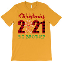 Christmas 2021 Big Brother Gingerbread Matching Fa T-shirt | Artistshot