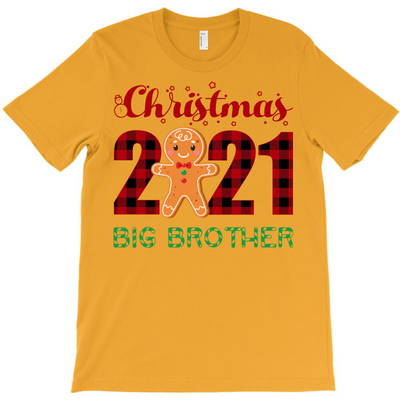 Christmas 2021 Big Brother Gingerbread Matching Fa T-shirt | Artistshot