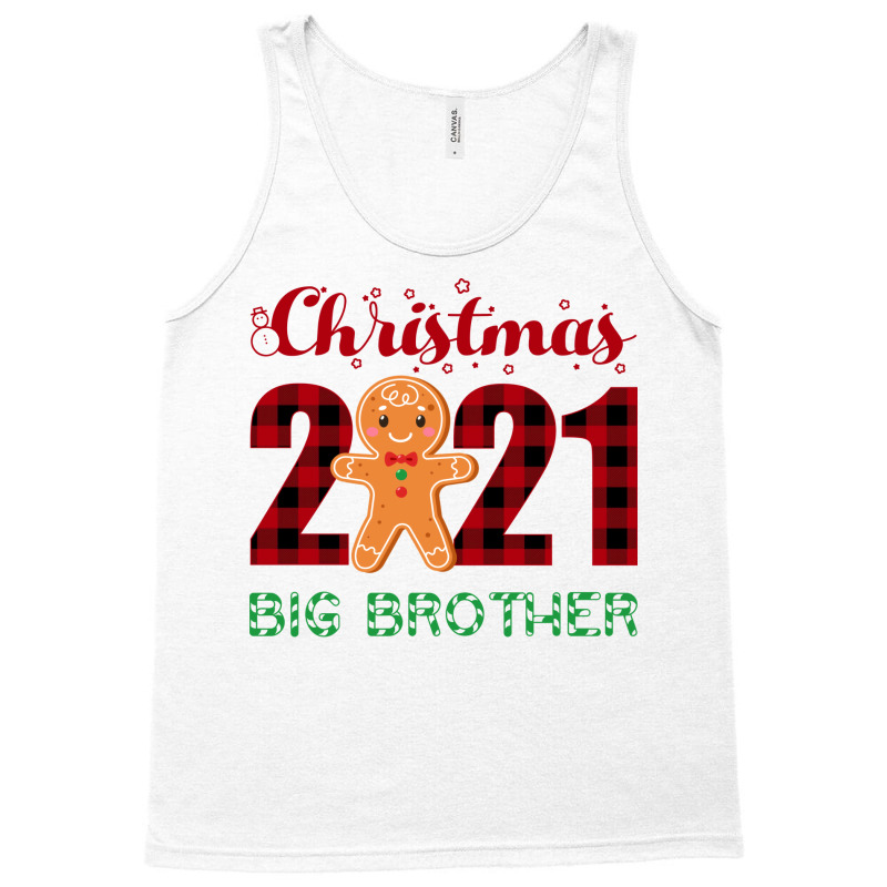 Christmas 2021 Big Brother Gingerbread Matching Fa Tank Top | Artistshot