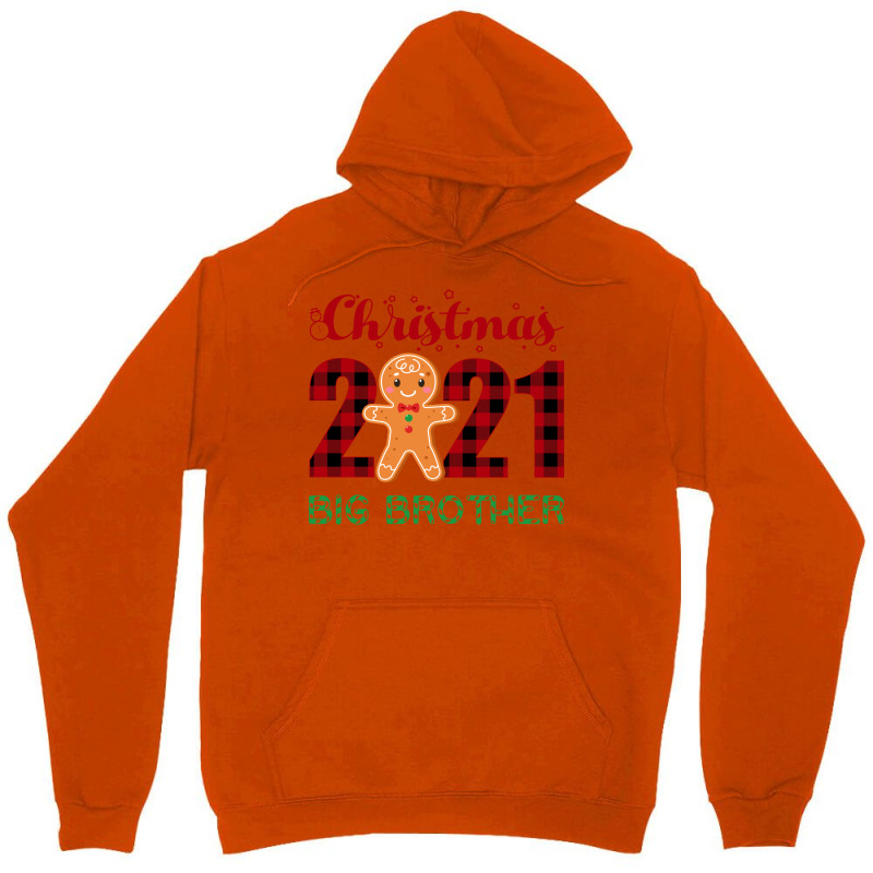 Christmas 2021 Big Brother Gingerbread Matching Fa Unisex Hoodie | Artistshot