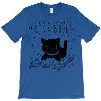 Cats And Books 1 T-shirt | Artistshot