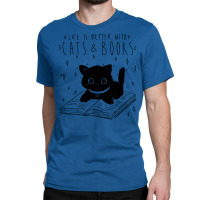 Cats And Books 1 Classic T-shirt | Artistshot