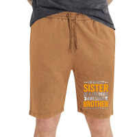 Im A Proud Sister Of A Freaking Awesome Brother Vintage Short | Artistshot