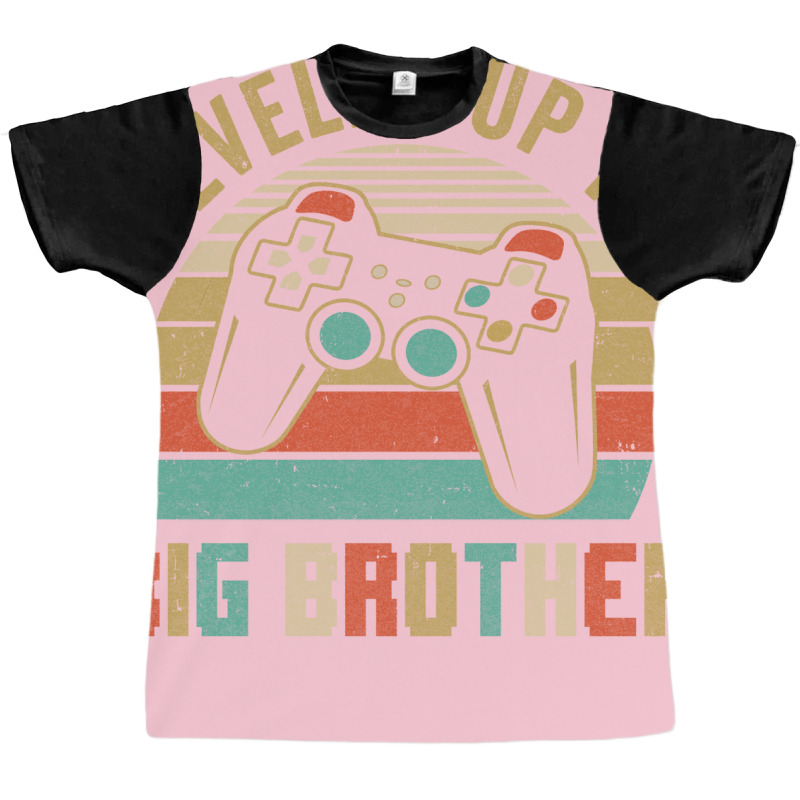 Leveled Up To Big Brother Ba Graphic T-shirt | Artistshot