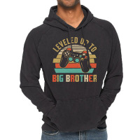 Leveled Up To Big Brother Ba Vintage Hoodie | Artistshot