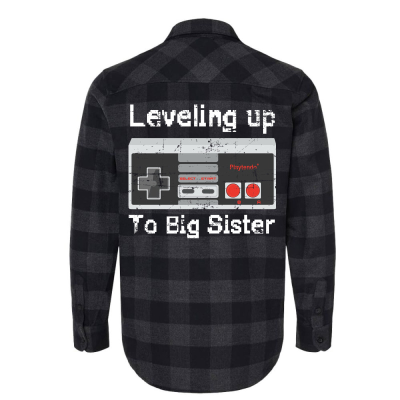 Leveling Up To Big Sister 2 Flannel Shirt | Artistshot