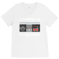 Leveling Up To Big Sister 2 V-neck Tee | Artistshot