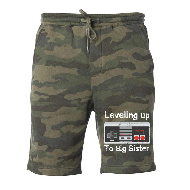 Leveling Up To Big Sister 2 Fleece Short | Artistshot