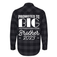 Promoted To Big Brother Sibling Pregnancy Announce Flannel Shirt | Artistshot