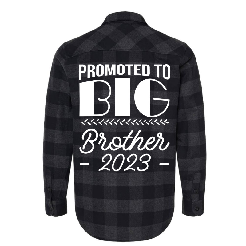 Promoted To Big Brother Sibling Pregnancy Announce Flannel Shirt | Artistshot