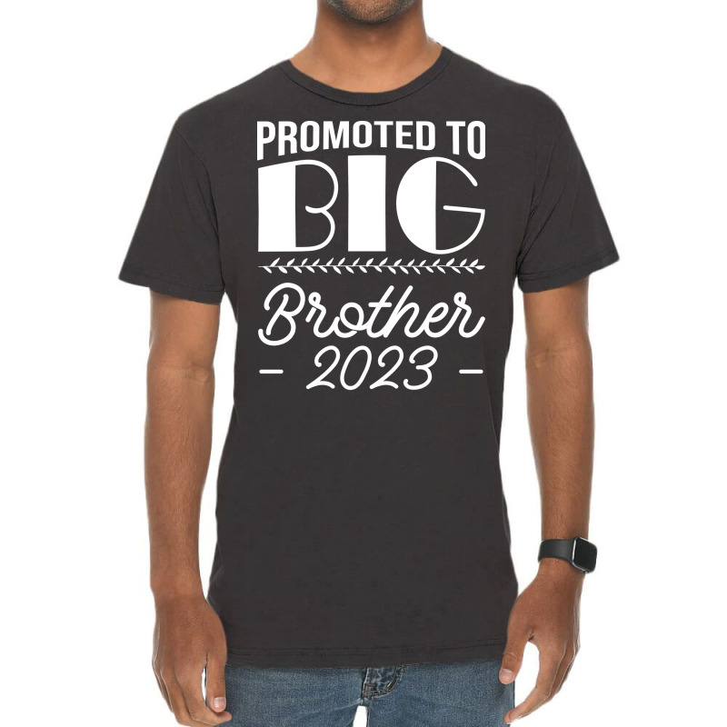 Promoted To Big Brother Sibling Pregnancy Announce Vintage T-shirt | Artistshot