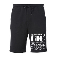 Promoted To Big Brother Sibling Pregnancy Announce Fleece Short | Artistshot