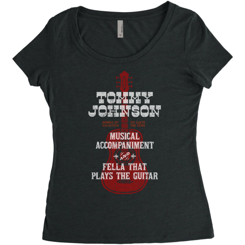 Tommy Johnson O Brother Where Art Thou Women's Triblend Scoop T-shirt by amoezcalibaq | Artistshot