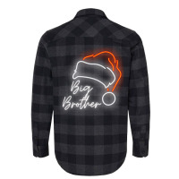 Big Brother Christmas Hat Design For Family Flannel Shirt | Artistshot