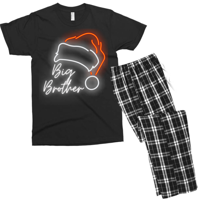 Big Brother Christmas Hat Design For Family Men's T-shirt Pajama Set | Artistshot