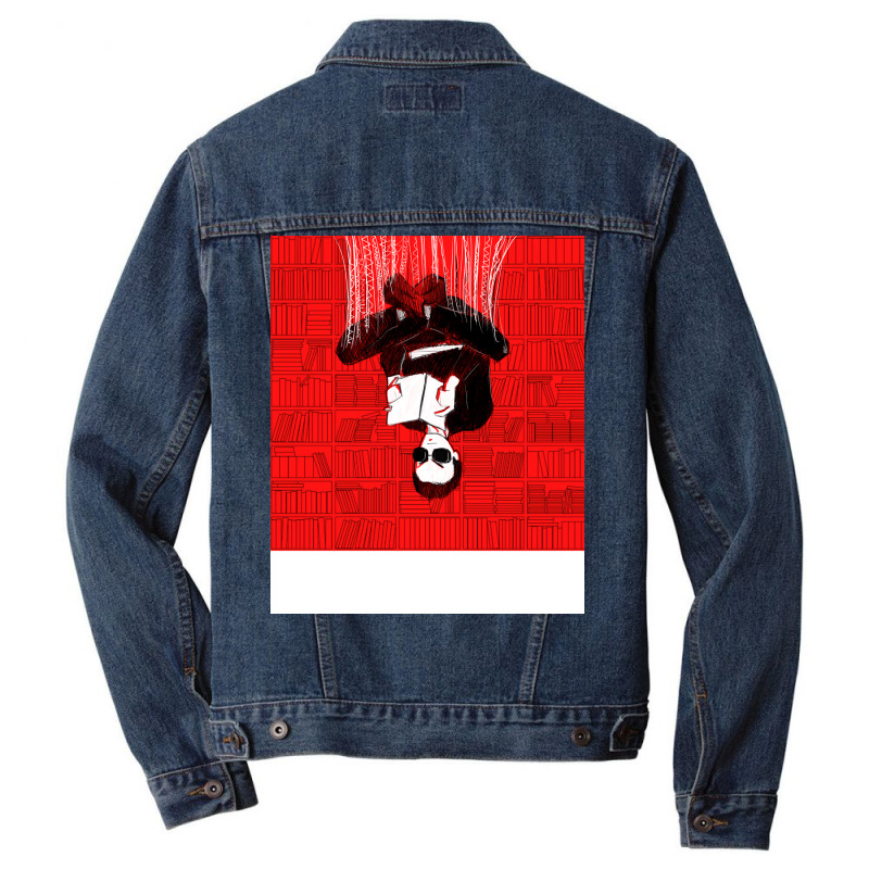 Reading Therapy Men Denim Jacket | Artistshot