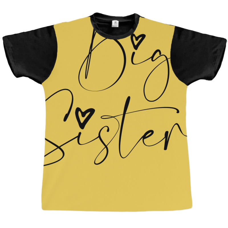 Big Sister Shirt Little Sister Shirt Big Sister Fl Graphic T-shirt | Artistshot