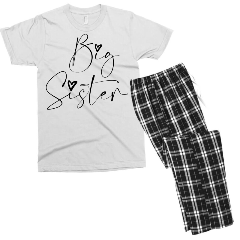 Big Sister Shirt Little Sister Shirt Big Sister Fl Men's T-shirt Pajama Set | Artistshot