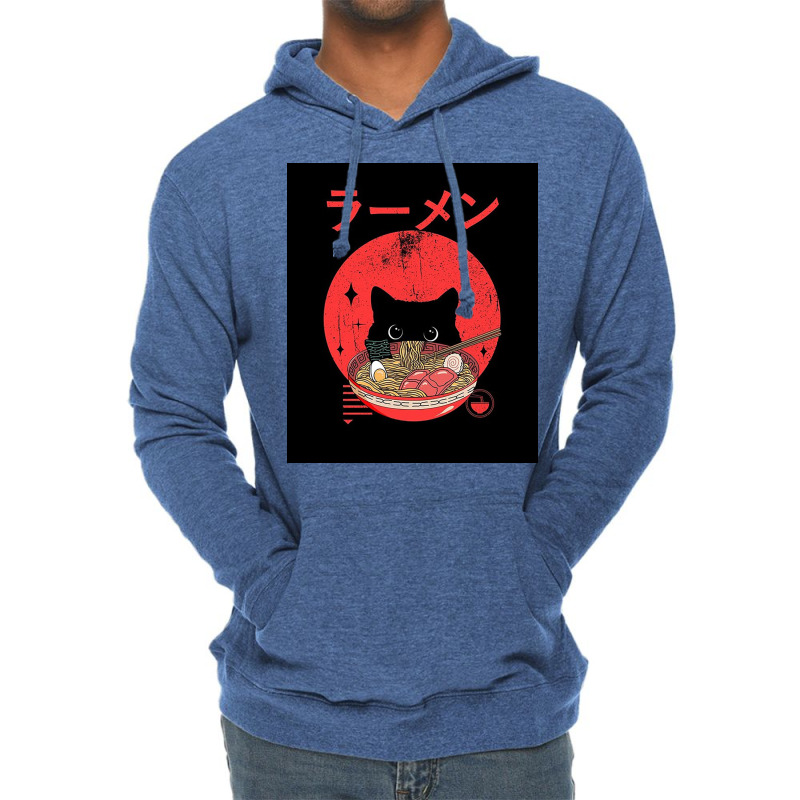 Cat Ramen Lightweight Hoodie by kentwilson | Artistshot