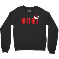 Christmas Brother Buffalo Plaid Crewneck Sweatshirt | Artistshot