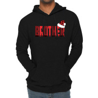 Christmas Brother Buffalo Plaid Lightweight Hoodie | Artistshot