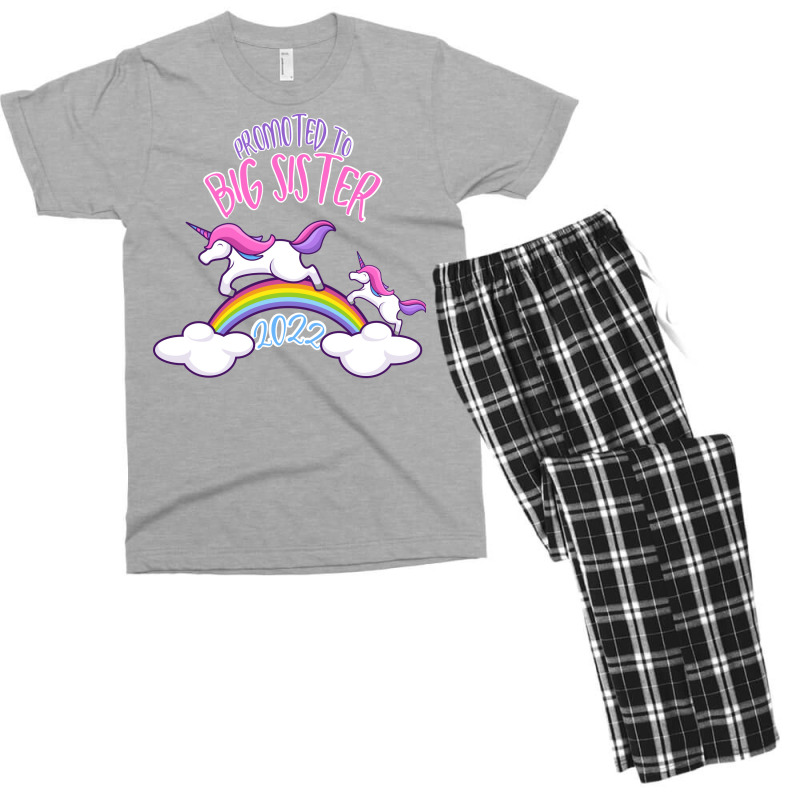 Promoted To Big Sister 2022 1 Men's T-shirt Pajama Set | Artistshot