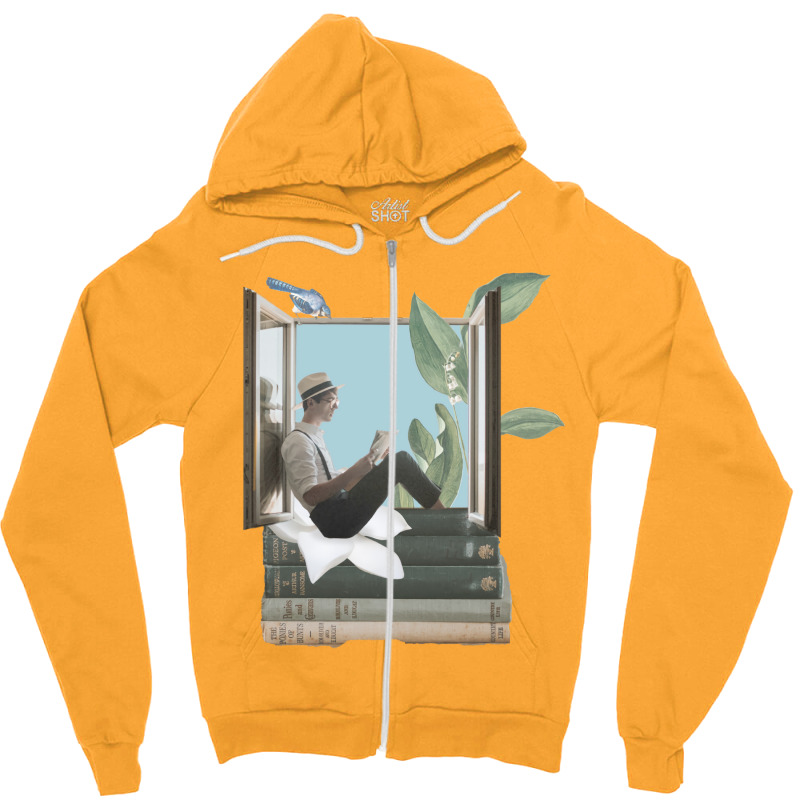 Finding Calm Zipper Hoodie | Artistshot