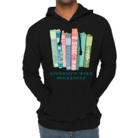 Diversify Your Bookshelf Lightweight Hoodie | Artistshot