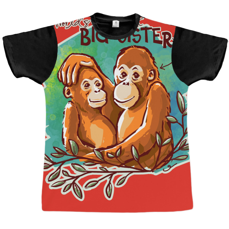 Worlds Awesomest Big Sister Graphic T-shirt by sbusiozald | Artistshot