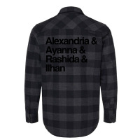 Alexandria And Ayanna And Rashida And Ilhan Flannel Shirt | Artistshot