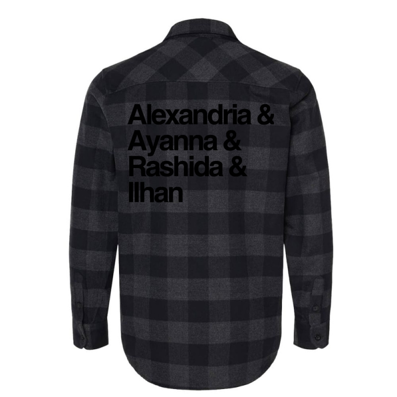 Alexandria And Ayanna And Rashida And Ilhan Flannel Shirt by reifenemuksa | Artistshot