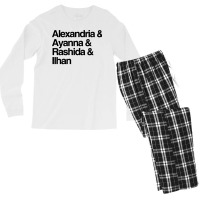 Alexandria And Ayanna And Rashida And Ilhan Men's Long Sleeve Pajama Set | Artistshot