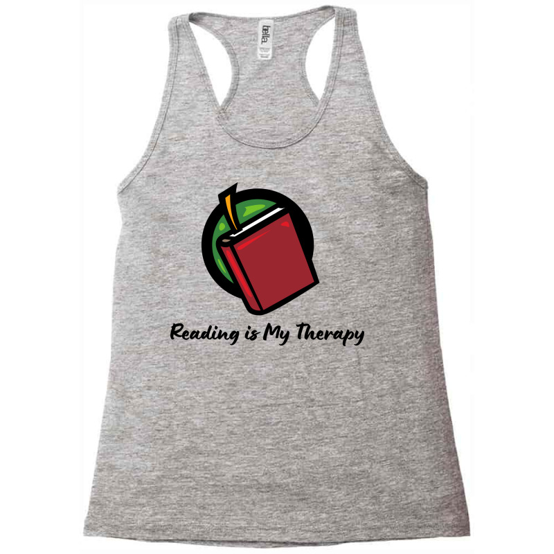 Reading Is My Therapy 2 Racerback Tank by erdilheidas | Artistshot