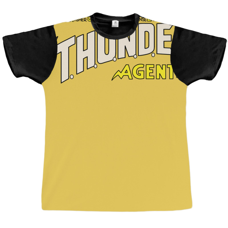 Thunder Agents White Graphic T-shirt by djonicmisicx | Artistshot