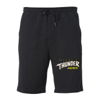 Thunder Agents White Fleece Short | Artistshot