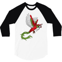 Dragon Fruit Macaw 3/4 Sleeve Shirt | Artistshot