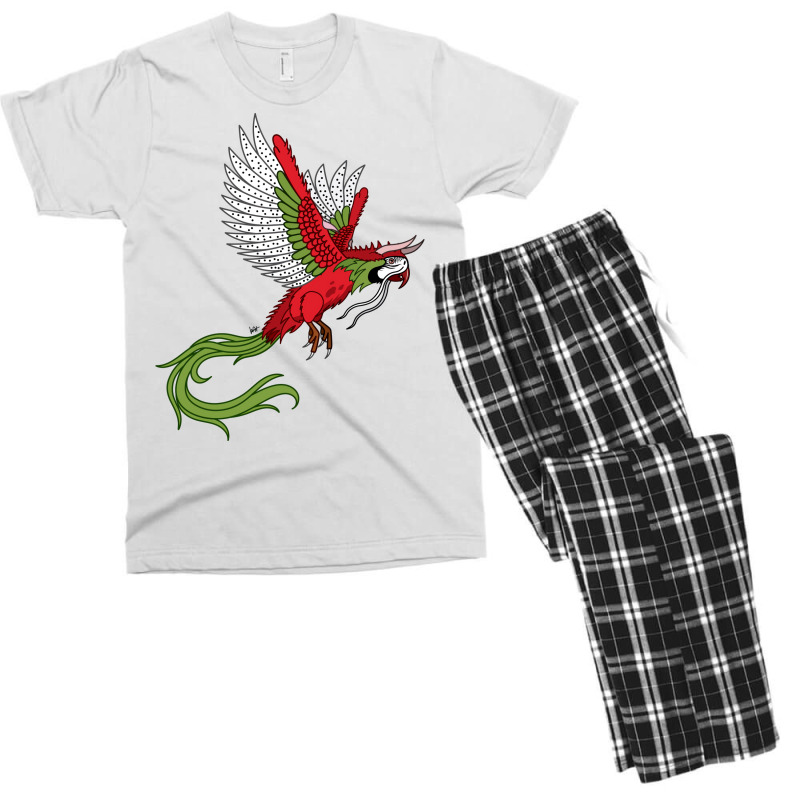 Dragon Fruit Macaw Men's T-shirt Pajama Set | Artistshot