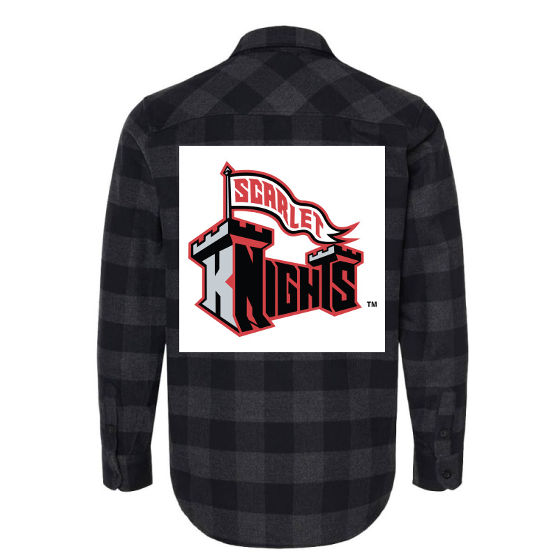 Rutgers Scarlet Knights Flannel Shirt by sarbsarbin | Artistshot