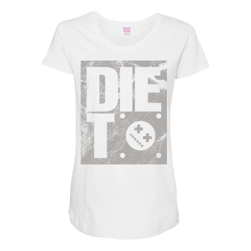 Diet Humor Maternity Scoop Neck T-shirt by mandeekeybyg | Artistshot