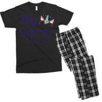 Big Sister Finally Ii Men's T-shirt Pajama Set | Artistshot