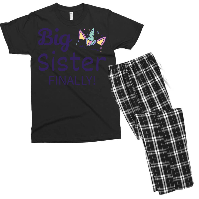 Big Sister Finally Ii Men's T-shirt Pajama Set by baklidayamaj | Artistshot