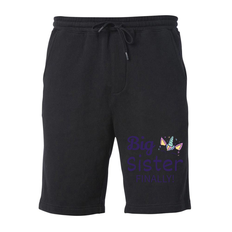 Big Sister Finally Ii Fleece Short by baklidayamaj | Artistshot