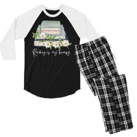 Reading Is My Therapy 54 Men's 3/4 Sleeve Pajama Set | Artistshot