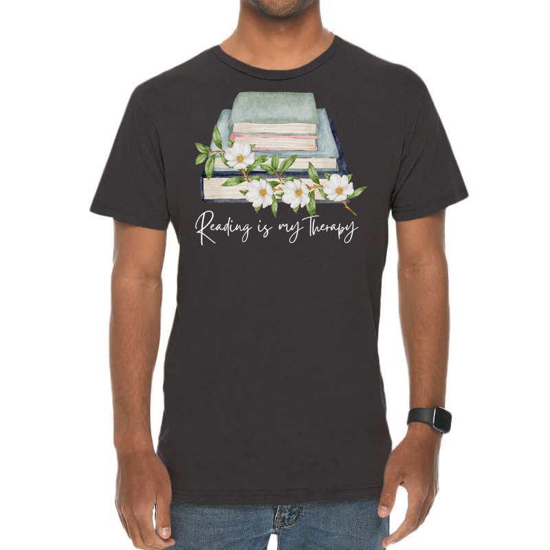 Reading Is My Therapy 54 Vintage T-Shirt by caylumjenrri3 | Artistshot