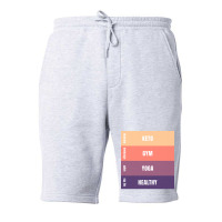 Keto Diet Gym Yoga Healthy Ketogenic Fleece Short | Artistshot