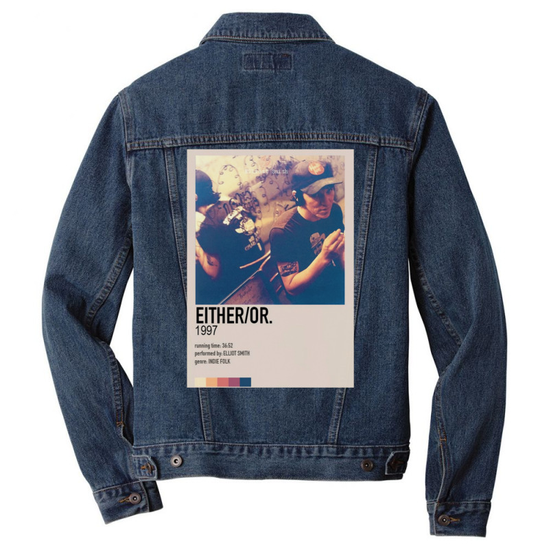 Either Or Minimalist Men Denim Jacket by koorenayoubq | Artistshot