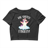 Big Sister Finally Sibling Announcement 1 Crop Top | Artistshot