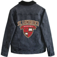 St,-lawrance,-hockey Unisex Sherpa-lined Denim Jacket | Artistshot