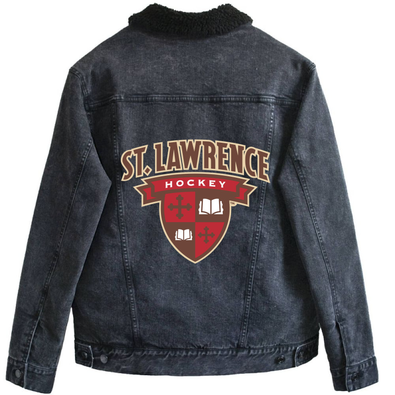 St,-lawrance,-hockey Unisex Sherpa-Lined Denim Jacket by sarbsarbin | Artistshot